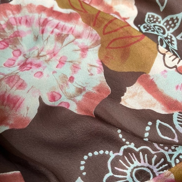 LAFAYETTE 148 NEW YORK Floral Silk Sleeveless Wrap Top And Skirt Size 10… - Picture 14 of 16